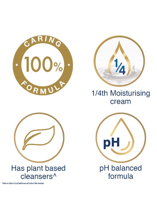 Dove Care & Protect Bathing Bar - Removes 99% Germs & Moisturises Skin|| Plant-Based Cleansers|| 100 g pack of 4 - Image 2